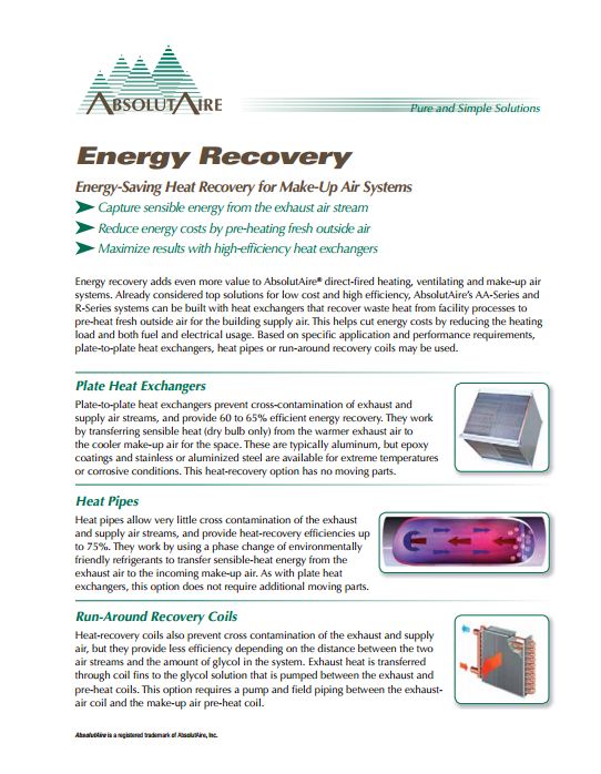 Energy Recovery Brochure