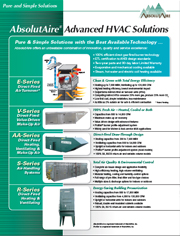 AbsolutAire General Product Overview AbsolutAire General Product Overview